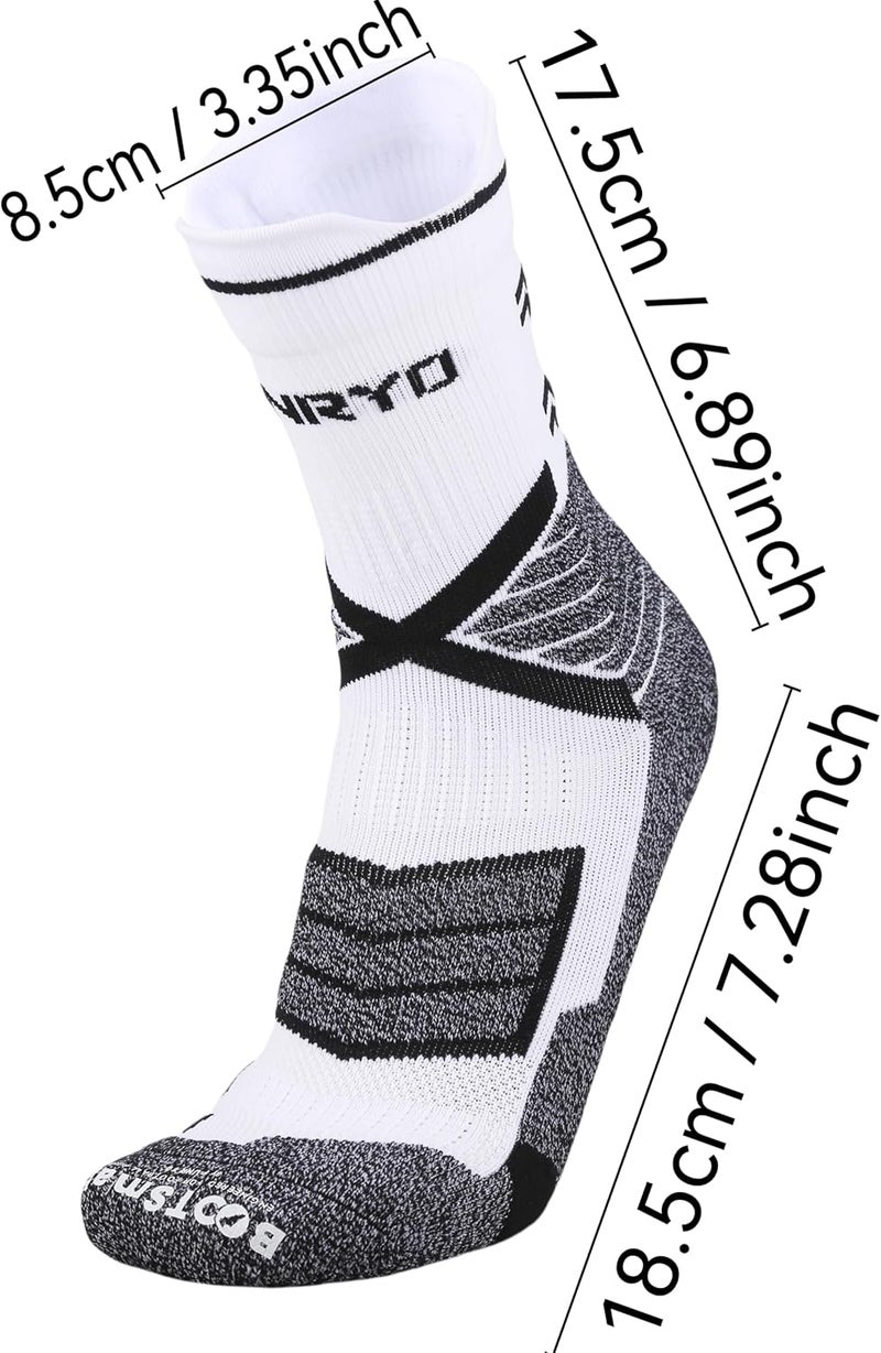 FUNRY Store Grip Socks Soccer for Men&Women,Non-Slip Soccer Socks,Elite Compression Socks for Running Basketball （ men's size 6-11） - Image 2